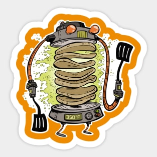 Pancake Bot Sticker